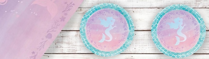Mermaid Shine Party Supplies, Packs, Decorations & Balloons